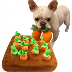 Factory Wholesale Carrot Plush Pet Toy Innovative Dog Interactive Toys For Dog Cat Chewing Training