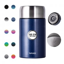 Tafuco Top Quality Vacuum Insulated Thermos Food Jar With Double Wall Stainless Steel Lid And Attach Bag Food Flask