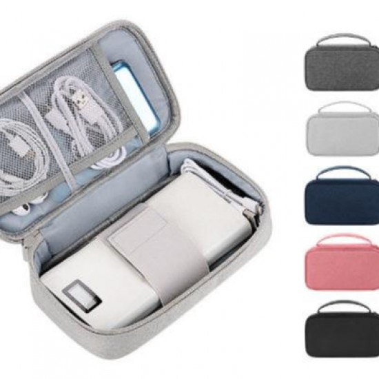 Portable Digital Storage Bag USB Wire Charger Electronic Accessories Bag Data Cable Organizer