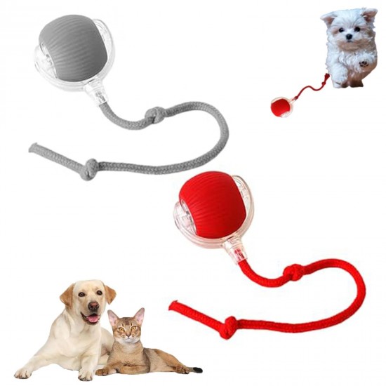 2025 New Automatic Jump Rolling Ball For Dog Smart Dog Toy Ball Electronic Interactive Cat Toy