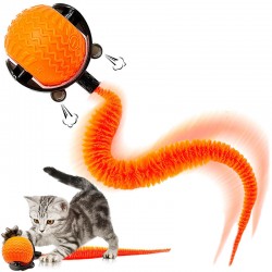 ZMaker 2025 New Interactive Cat Ball Toy Cat Rotating Ball Toy 360° Automatic Moving Rolling Ball Toy