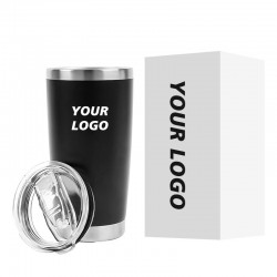 Custom Logo Colored 20oz Metal Hot Cold Drink Beer cup Stainless Steel vacuum Insulated Tumbler Coffee Travel Mug