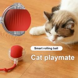 Automatic Silicone Jumping Ball Toy Funny Self-Entertainment Artifact for Cats Dogs Boredom Relief Bite-Resistant Cat Ball