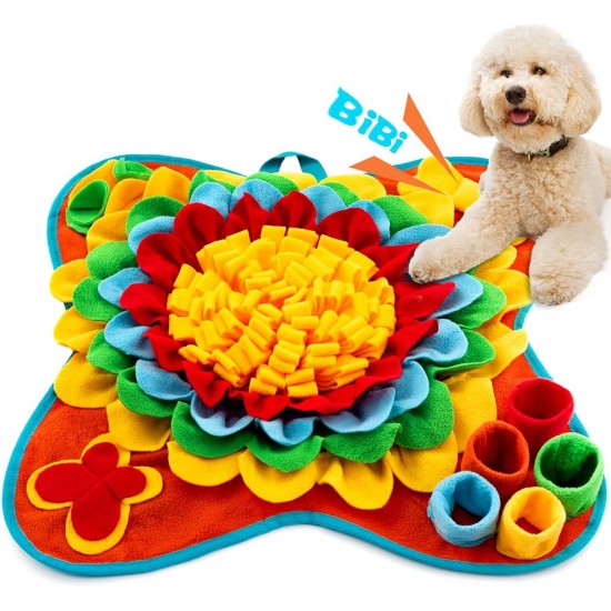 Pet Dog Snuffle Mat for Large Dogs Pet Feeding cat Sniffing Mat Nosework Training Puzzle Toys