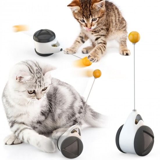 Interactive Smart Sensing Cat Toy For Kittens Small Cats With Sounds and Motions Plastic Pet Material Kitten Paw Tapping Toy