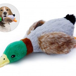 Marvelous Creative Funny Squeaky Duck Dog Toy Stocked Chew Sound Plushdog toys Luxury