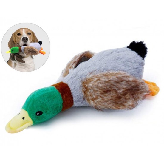 Marvelous Creative Funny Squeaky Duck Dog Toy Stocked Chew Sound Plushdog toys Luxury