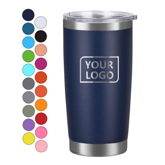 Custom 20 oz 20oz Cup Double Wall Vacuum Insulated Travel Mug Bulk Tumblers thermal mug stainless steel insulated mug