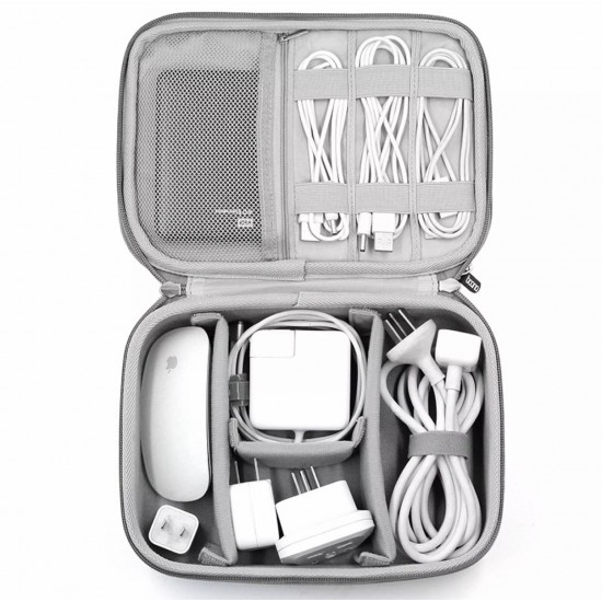 Custom waterproof Hard Shell EVA Electronic Organizer Case for iPad Earphone Charger Cables Electronic Accessories Travel case