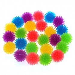 Manufacture Wholesale Pet Toy Assorted Color Furry Cat Toys Kitten Chasing Quiet Play TPR Balls Pet Chew Toys