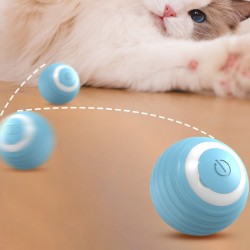 light up USB Automatic Dog Toys Ball Pet Smart Rolling Ball Gravity Jumping Ball Intelligent interactive cat Toy