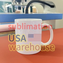 Sublimation Mug 11oz Plain White Blank Coffee Mugs for Sublimation Printing Bulk White Ceramic Sublimation Mug 11 oz