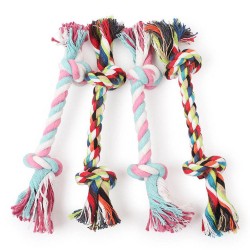 Pet Toys Cotton Rope Double Bone Knot Cotton Rope Molar Dog Chew Toy