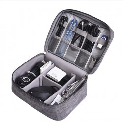 Double Layers Travel Data cable Organizer Electronics Accessories Carry Bag Oxford Digital Storage Bags