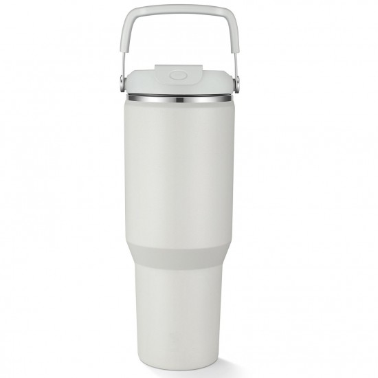 40 Oz Insulated Tumbler Coffee Mug Can Be Reused Aqua Flask Tumbler Stainless Steel Travel Vacuum Cup Vaso Tumbler With Handle