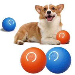 Electric Dog Smart Bouncing Ball Pet Training Dog Cat Interactive Self Moving Toy Automatic Rolling Dog Ball