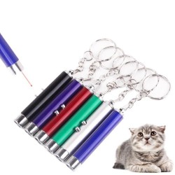 Mixed color LED cat-teasing stick relief laser pointer red dot cat-teasing pen interactive toy customize logo promotional gift