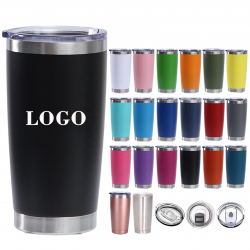 Eco Friendly Stainless Steel 20OZ Travel Coffee Mug Double Wall Water Bottle Insulated Vacuum Tumbler With Lid