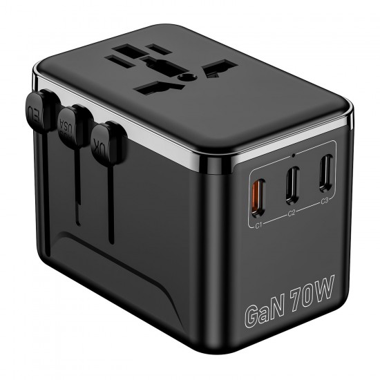 Electrical travel adapter travel accessory charger international multifunctional Multi Socket Power Travel Adaptor Multi Plug